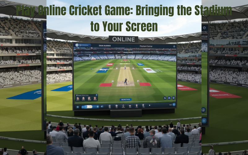 PLAY ONLINE CRICKET GAME